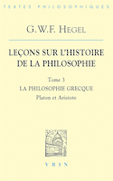 Leçons sur l'histoire de la philosophie t. 03